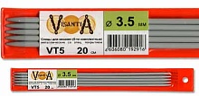 Спицы VISANTIA 5-ти комплектные  d 3,5 мм 20 см алюминий со специальным покрытием
